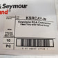 49 Qty of Pass & Seymour Keystone RCA Connector Feed-Thru KSRCAY-W (49 Qty)