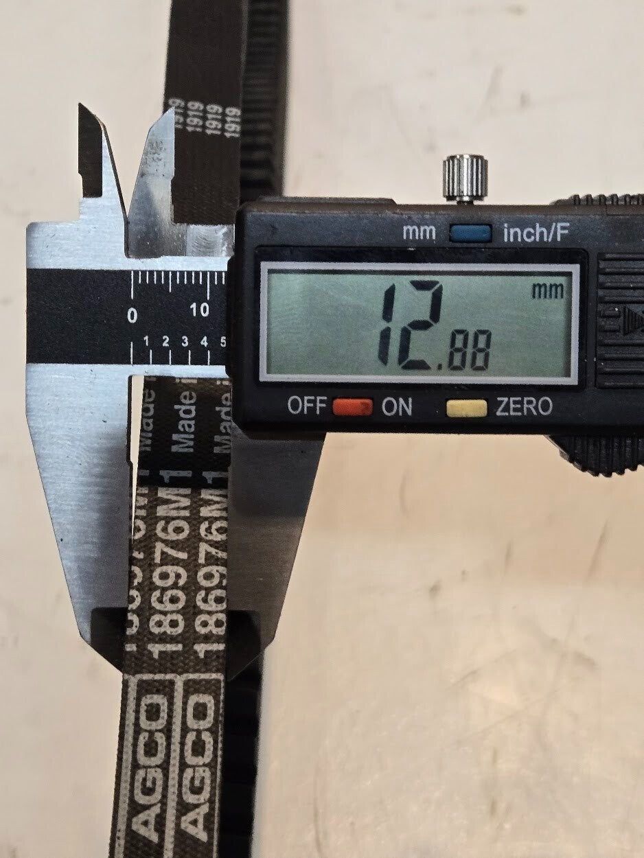 Agco Fan Belt 186976M1 for Massey Ferguson | 49" Belt 1/2" Wide | 1919