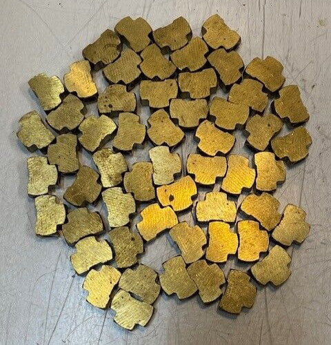 55 Quantity of 90 Degree Brass Female Pipe Elbow Tee Fittings (55 Quantity)
