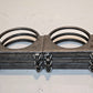 6 Quantity of 4" Exhaust Clamps 3/8" Threaded Ends 0.9lbs Each (6 Quantity)