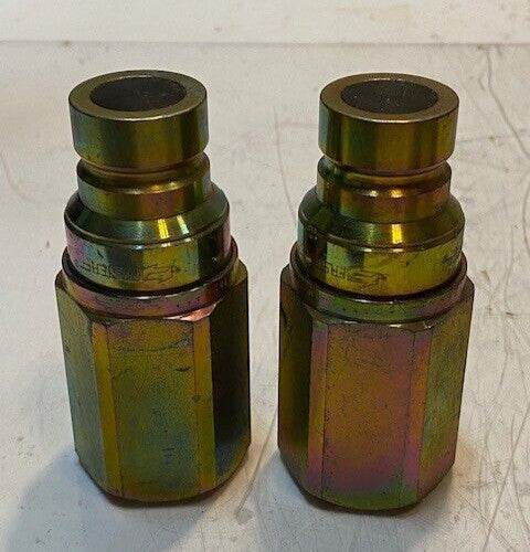 2 Quantity of Faster Hydraulic Flat Face Couplers FF134 | 34NPTM-99N (2 Qty)