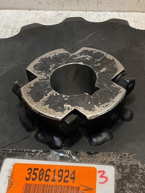 Tsubaki 14" Dia. 16-Tooth Conveyor Split Hub Chain Drive Sprocket Gear 49mm Bore