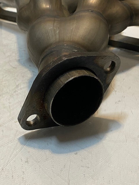 6-Branch Exhaust Header 28" L 15" W 5" H 53mm Main Bore 39mm Center Bore