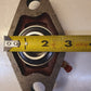 2 Quantity of HBF 2-Bolt Flange Bearings 1" FL205 | UC205-16 (2 Qty)