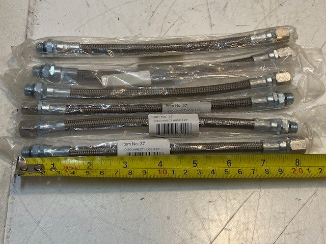 6 Quantity of Disconnect Hoses 8.25" #37 (6 Quantity)