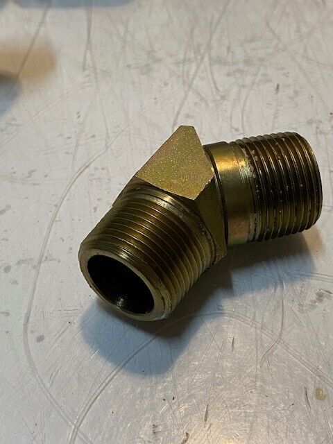 18 Quantity of 45 Degree Brass Elbow Fittings 26mm Thread 18mm ID (18 Quantity)
