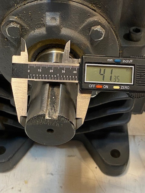 Power Gear Reducer DN0038 | DN0481 | 018547491 | 41mm OD Shaft 22mm OD Shaft