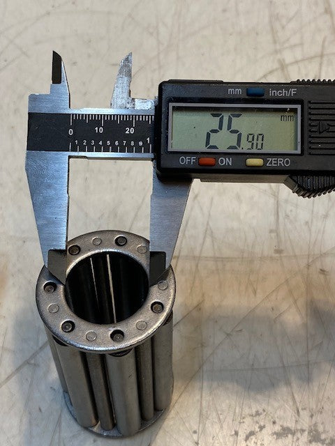 3 Qty of Needle Roller Bearings 26mm Bore 44mm OD 2-7/8" Long 7-Bolt (3 Qty)