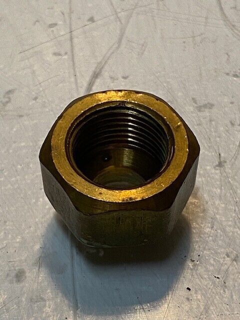 20 Qty of Burnett Brass 3/8 FGD Flare Nuts RN4E 14mm Thread 22mm OD (20 Qty)