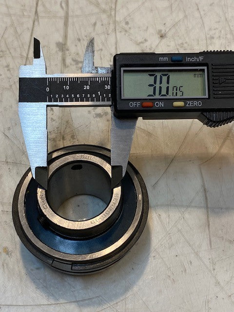 9 Quantity of RBI SER206-19 Insert Bearings w/ Snap Rings (9 Quantity)