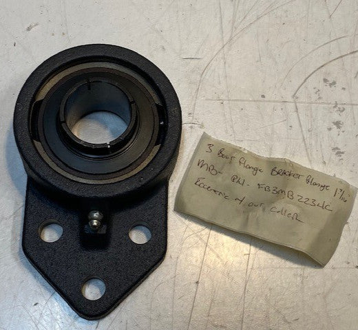 3-Bolt Flange Bearing 1-7/16" FB3MBZ234C | 36mm Bore 13mm Bolt Holes 6-1/8" L