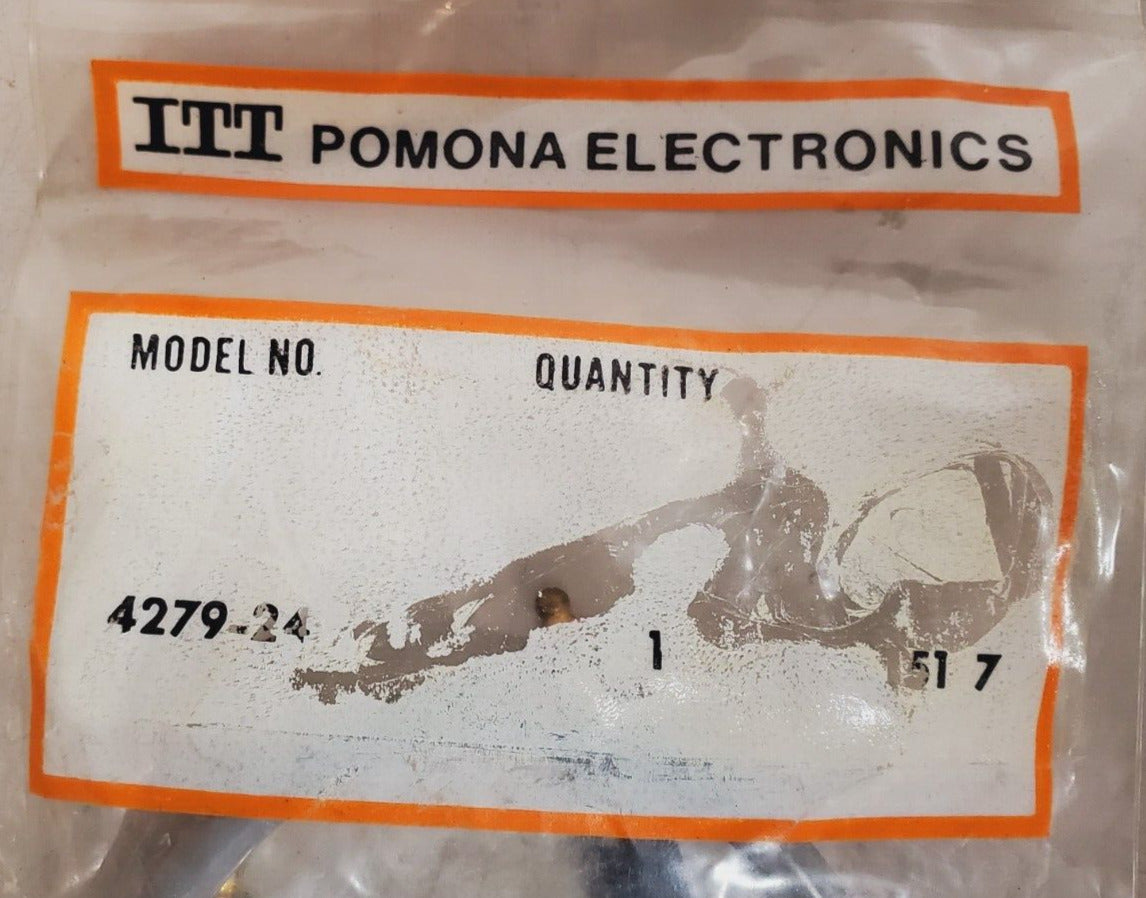 2 Qty. of ITT Pomona Electronics Cable Assy 4279-24 | 052764279-24 (2 Qty)