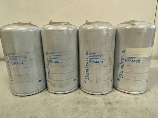 4 Quantity of Donaldson P554470 Spin on Fuel Filters (4 Quantity)