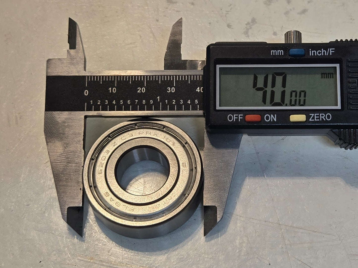 10 Quantity of FLBA6 Metal Shielded Bearings 6203 Z C3 PRX | 40 mm OD (10 Qty)