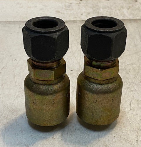 2 Qty of Parker 11143-12-12 | 12BU | KJ7H Straight On Air Chuck Adapters (2 Qty)