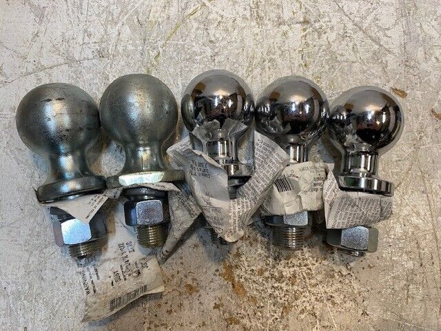 5 Qty of Husky & Draw-Tite 2" 3,500 lbs Trailer Ball Hitches 1-5/8" Shank -5 Qty