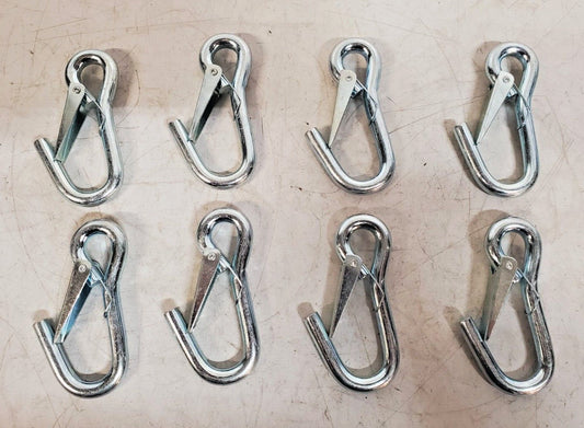 8 Quantity of Utility Snap Hooks 4" Length (8 Qty)