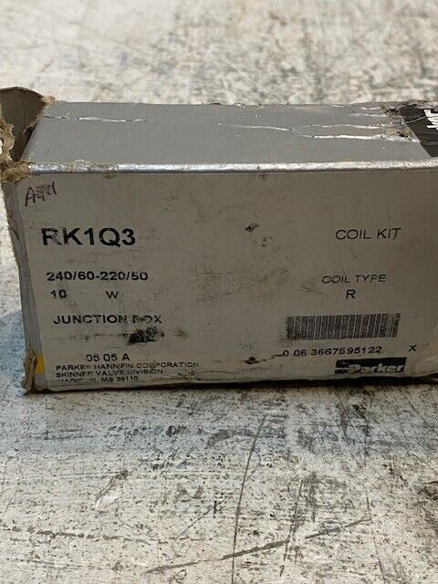 Parker RK1Q3 | K1Q3 Junction Box Coil Volts 240/60-220/50 Watts 10