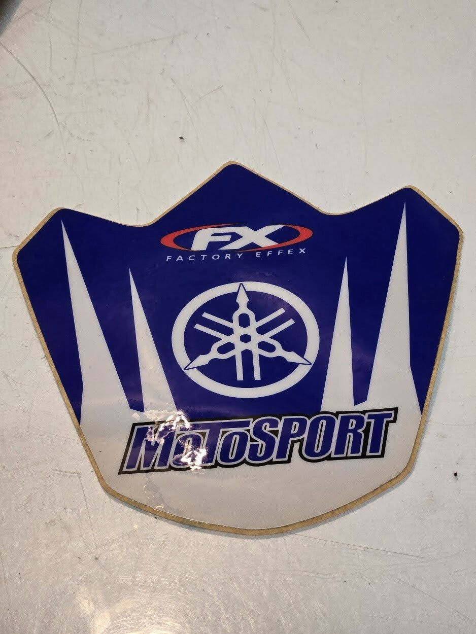 10 Quantity of Factory Effex Front Fender Graphics for Yamaha Motosport (10 Qty)