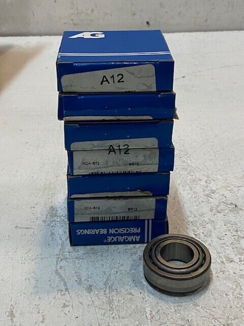 7 Quantity of AMGAUGE Precision Bearings A12 | LM12710/LM12749 (7 Quantity)