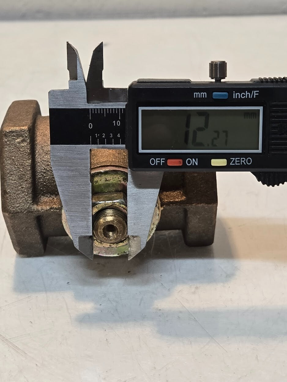 Gas Plug Valve 1 1/4" for A.Y. McDonald 4212 | 3 3/16" Long 2 3/16" Hex