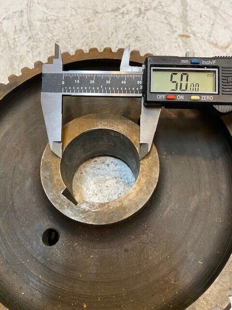 Gear 55-Teeth, 8-3/8" OD, 50mm Bore, 11mm Holes, 48mm Thick