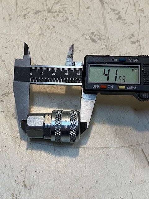 6 Qty of Series 210 Quick Connect Air Hose Couplers 25mm OD 19mm End (6 Qty)