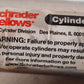 Schrader Bellows Stainless Steel Air Cylinder 2.00DXPSR04.0 | Pmax 250PSI