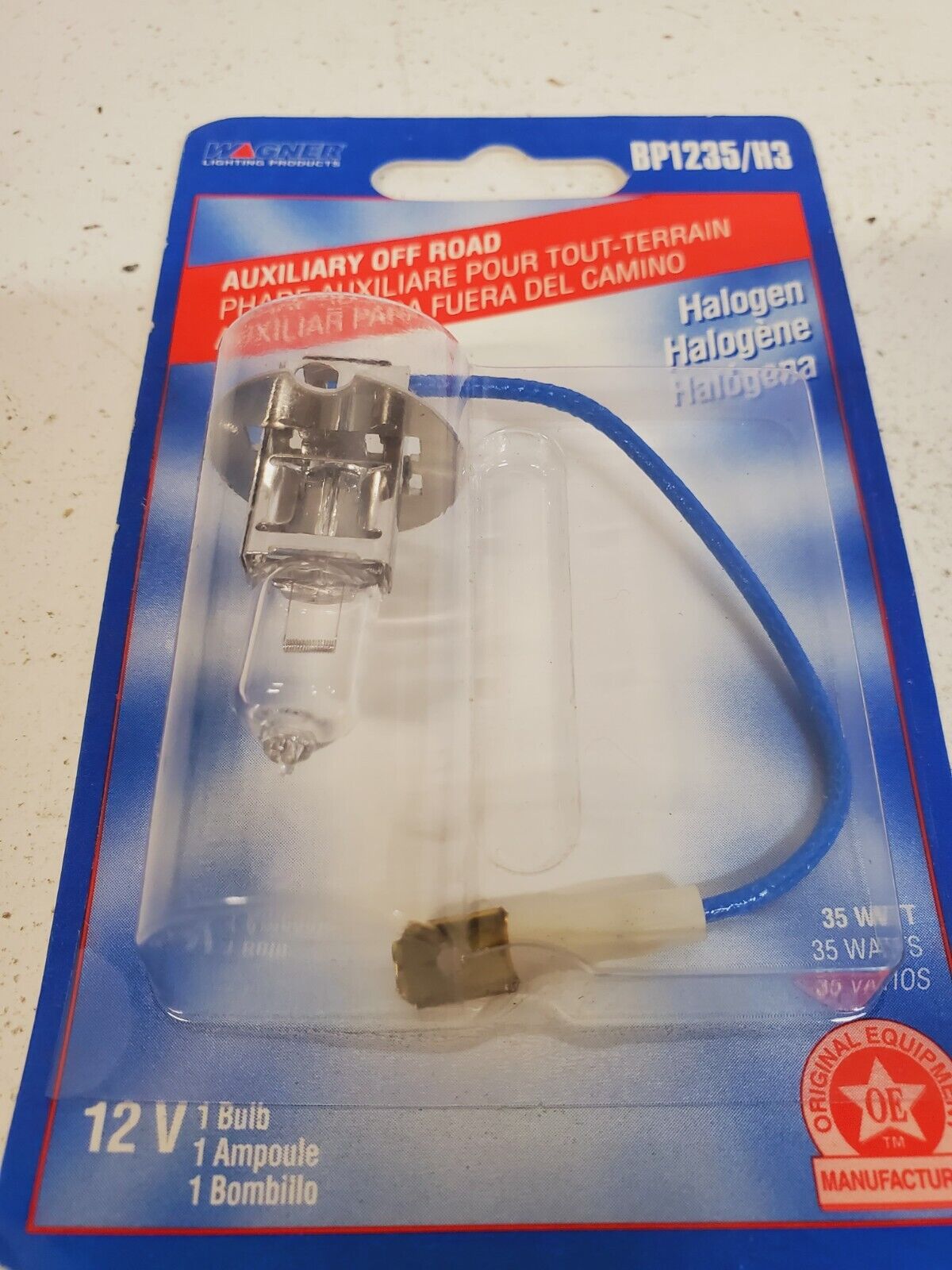 9 Qty of Wagner Lighting Products Auxiliary Off Road BP1235/H3 Halogen (9 Qty)