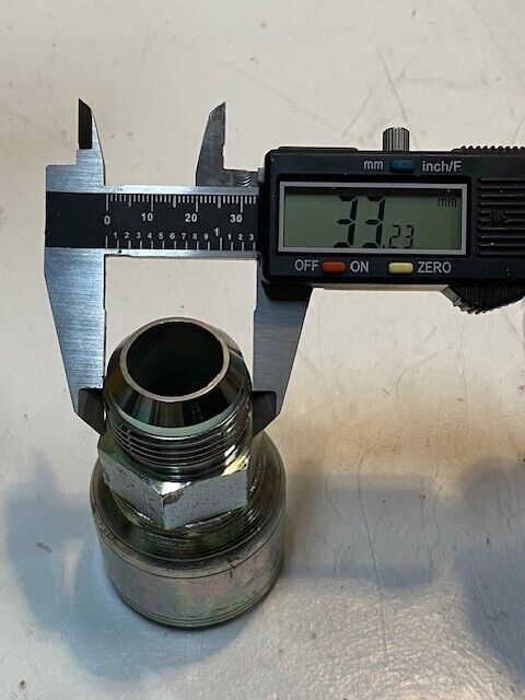 Hydraulic Crimp Fitting ATTC-16 Male Bore 20mm Thread 33mm 49mm OD