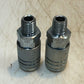 2 Quantity of AMFLO C21 Steel 1/4" Quick Connect Couplings 1/4" MPT (2 Qty)