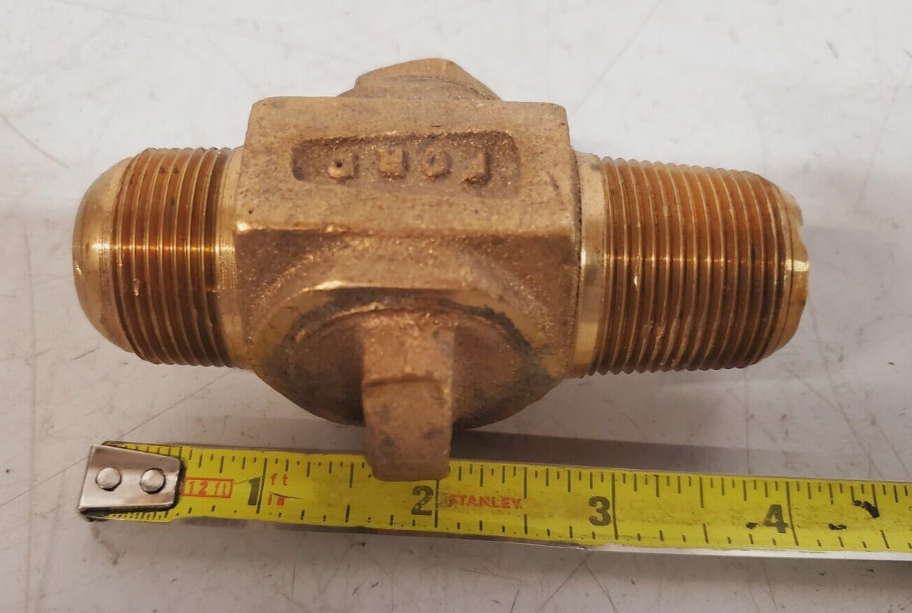 Ford Meter Box Valve 3/4" AWWA x Flare Brass