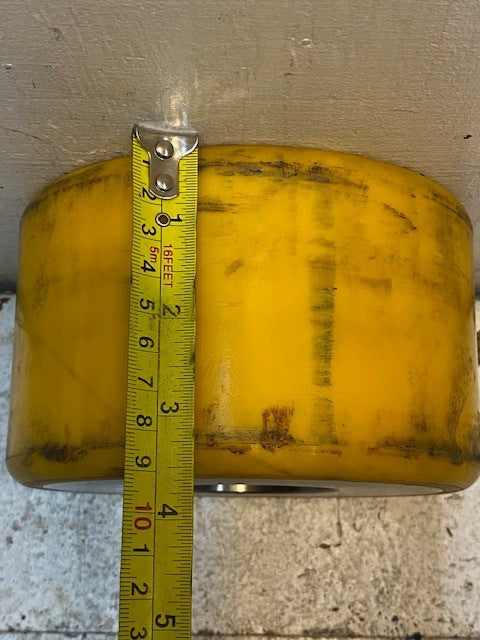 Smoothy 632-156/008 Yellow Wheel 6" Dia. 3-1/2" Wide 62mm Bore