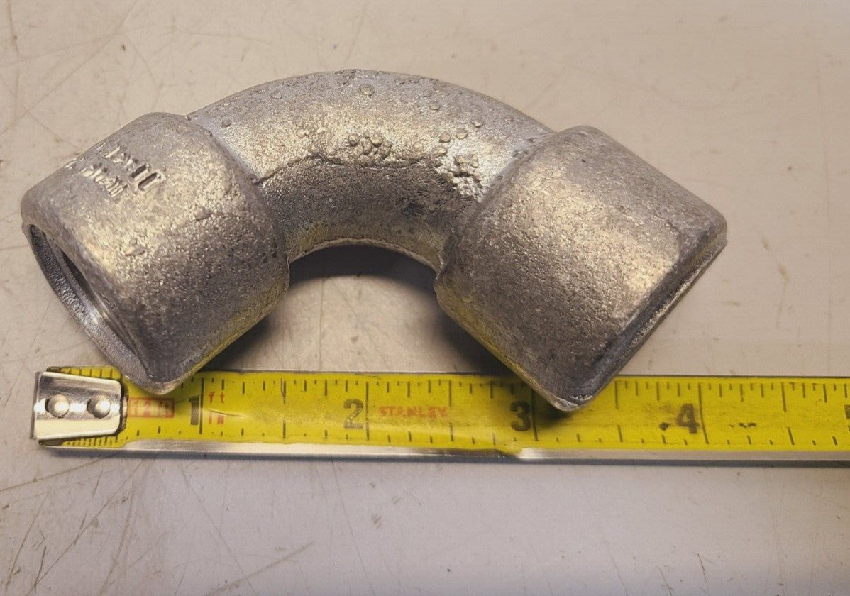 Appleton 3/4" Npt Aluminum Female-Female Elbow 500055 | 500055001 | 1250M01662