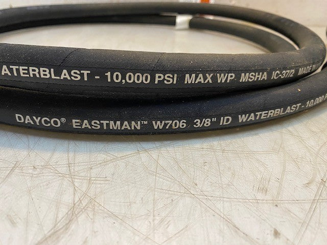 Dayco Eastman W706 3/8" ID Waterblast 10,000 PSI Max WP IC-37/2 Simplex HDC10