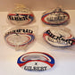 5 Qty. of Gilbert Replica Mini Rugby Official Balls 9-10 PSI (5 Qty)