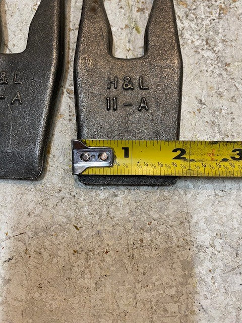 4 Quantity of H&L 11-A Auger Teeth 4-1/2" x 1-3/4" (4 Quantity)