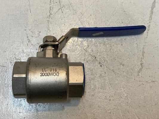 Southwest Valve Stainless Steel Full Port Ball Valve 1-1/2" 316 2000WOG