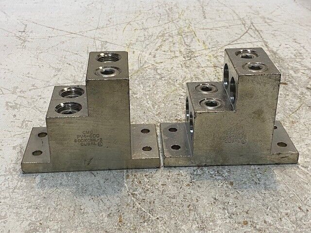 2 Quantity of CMC PV4-600 600KCMIL-2 Lug Terminal Blocks (2 Quantity)