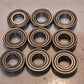 9 Quantity of Metal Shielded Bearings R10Z | 1-3/8" OD x 5/8" Bore (9 Qty)
