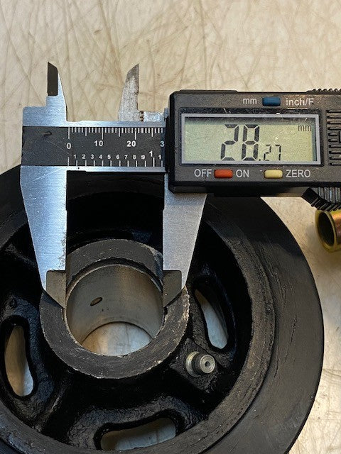 Heavy Duty 5x2 Caster Wheel Roller Kit 28mm Bore Industrial Roller