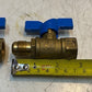 2 Quantity Gas Ball Valves 9850 | 2-3/4" Long 19mm Thread 18mm ID (2 Quantity)