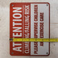 19 Qty Climbing/Falling Risk Signs 6"x8" (19 Quantity)