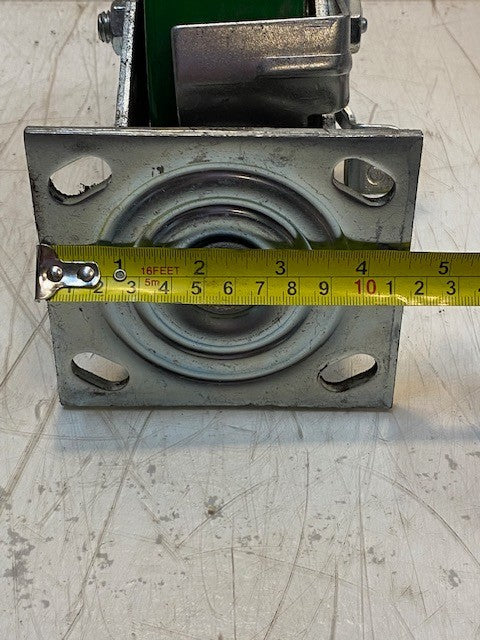 2 Quantity of Encore 4 Series 6" Swivel Green Caster Wheels 6x2 (2 Quantity)