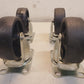 4 Quantity of Heavy Duty Plastic Casters 3" Diameter (4 Qty)