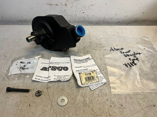 Atsco 7118 Remanufactured Power Steering Pump W/ Reservoir Replacement