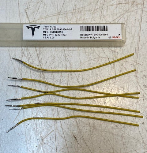 7 Quantity of Tesla Terminal Pigtails 1099534-00-A Model 3, X, Y, S (7 Quantity)