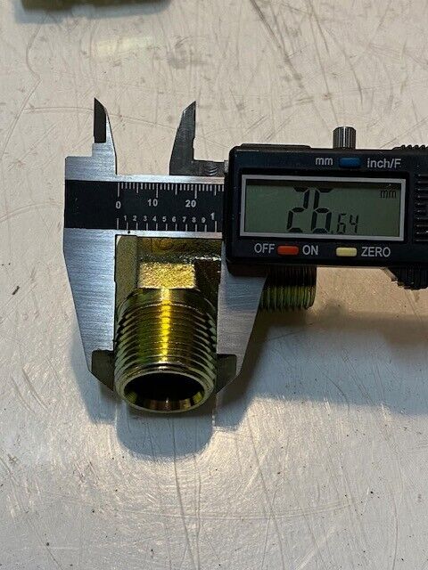 15 Quantity of 90 Degree Elbow Male to Male Pipe Fittings 12 | 27mm Thread