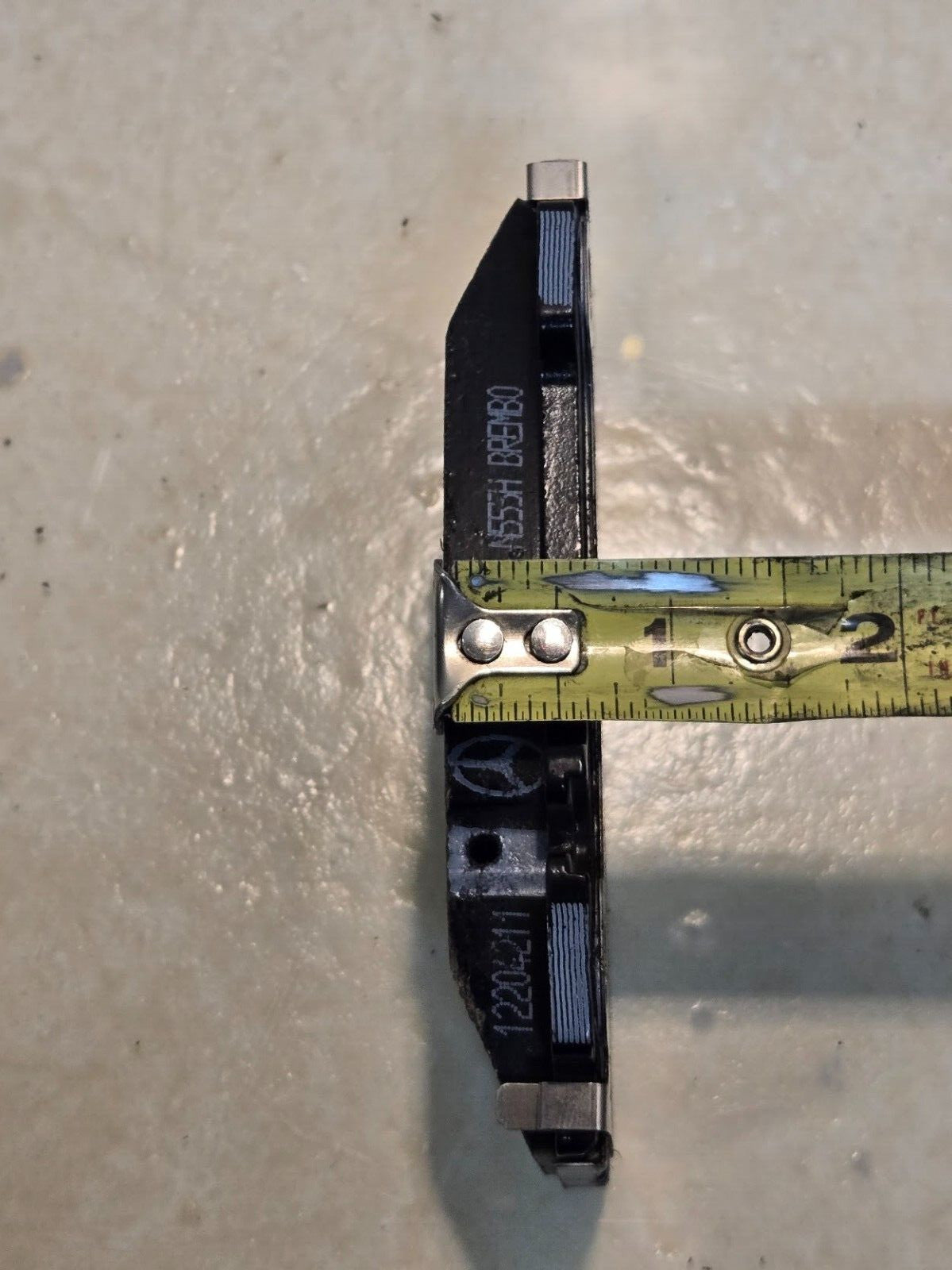 4 Quantity Brake Pads N555H Brembo for Mercedes 07.8175 | NAC N555H FF (4 Qty)