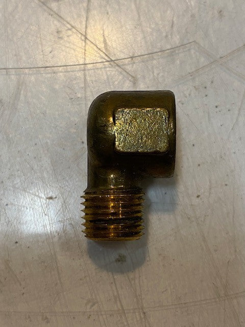 23 Qty of 90 Degree Female x Male Elbow Fittings 1-1/8" L 14mm Thread (23 Qty)